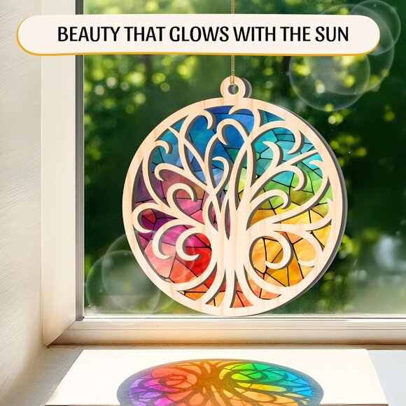 Ornaments Tree of Life Suncatcher - Picture 4 of 6